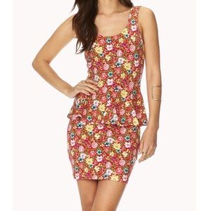 Forever 21 Peplum Sheath Dress